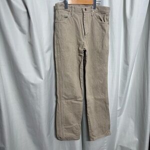 Wrangler 936TAN Cowboy Cut Slim Fit Tan Western Rodeo Denim Jeans 31x32